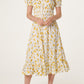 Daisy Floral Midi Dress