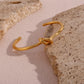 Twisted Knot Gold Bracelet Bangle Gold