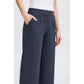 Kate Wide Leg Crop Trousers Total Eclipse