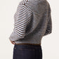 Lyra Stripe Cardigan Brown Blue