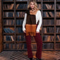 Afia Spice Orange Winter Blanket Scarf