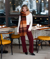 Afia Spice Orange Winter Blanket Scarf