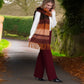 Afia Spice Orange Winter Blanket Scarf