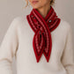 Bandana Slip Through Scarf Red