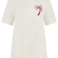 Luna T Shirt Off White Palm Print