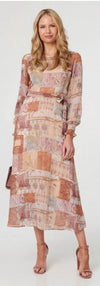 Abigail Patch Maxi Dress