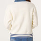Mhari Knit Denim Trim Jacket
