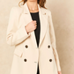 Kerry Double Breasted Blazer in Stone