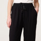 Penny Linen Blend Trousers Black