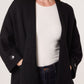 Jill Long Cardigan Black