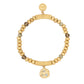 Bibi Bijoux Enchanted Essence Ball Bracelet Bangle Gold