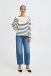 Ramsi Stripe Top Saphire
