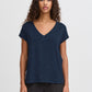 Rebel T Shirt Navy Blue