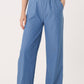 Sarah Wide Leg Trousers Light Demin