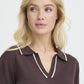 Pusti Long Sleeve Polo Jumper Java