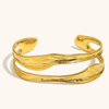 Open Cuff Bracelet Gold