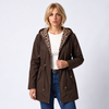 Tessa Reversible Rain Jacket Brown