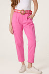 Belle Belted Magic Trousers Fuchsia