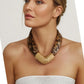 Leopard Print Scarf Necklace