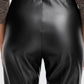 Kaddo Faux Leather Trousers Black