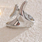 Geometric Modern Ring Silver