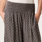 Mandy Wide Leg Cullote Trousers Chocolate