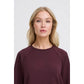 Putsi Slit Sweatshirt Burgundy