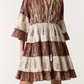 Jamie Embellished & Tassel Paisley Mini Dress