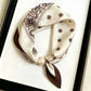 Satin Neck Scarf With Magnetic Closure PERLE-51
