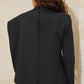 Sue Shawl Collared Blazer Black