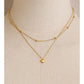 Layered Heart Gold Pendant Necklace
