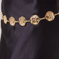 Hammered Gold Chain Belt