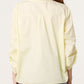 Jade V Neck Cotton Shirt Lemon