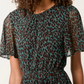 Mandy Leopard Print Dress Green