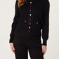 Jan Button Down Hooded Jumper Black