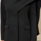 Sue Shawl Collared Blazer Black
