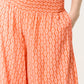 Mandy Wide Leg Cullote Trousers Orange