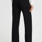 Morla Wide Leg Knit Trousers Black