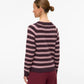 Doffy Jumper Berry & Brown Stripe