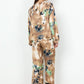 Dona 4 Trousers in Camel and Green