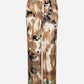 Dona 4 Trousers in Camel and Green