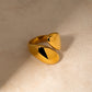 Geometric Modern Ring Gold