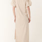 Jess Midi T Shirt Dress Stone