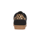 Matise Black and Leopard Print Trainers