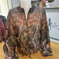 Lightweight Jacket Palm Print Brown
