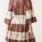 Jamie Embellished & Tassel Paisley Mini Dress