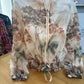 Lightweight Jacket Palm Print Cream