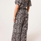 Zoe Zebra Print Jumpsuit