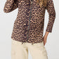 Amy Leopard Print Hooded Jacket