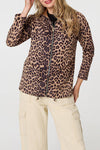 Amy Leopard Print Hooded Jacket